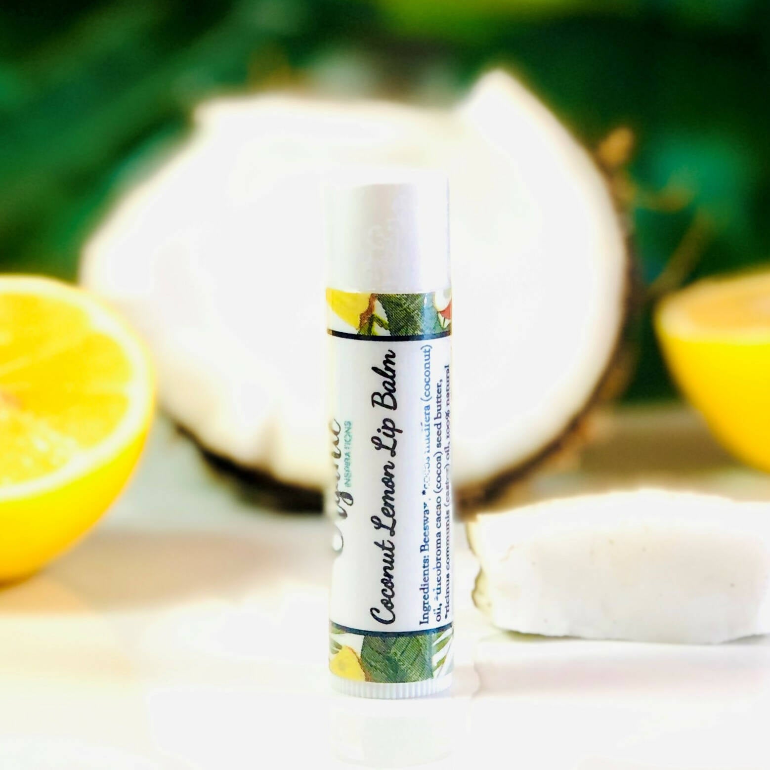 Organic Inspirations | Lip Balm Coconut Lemon