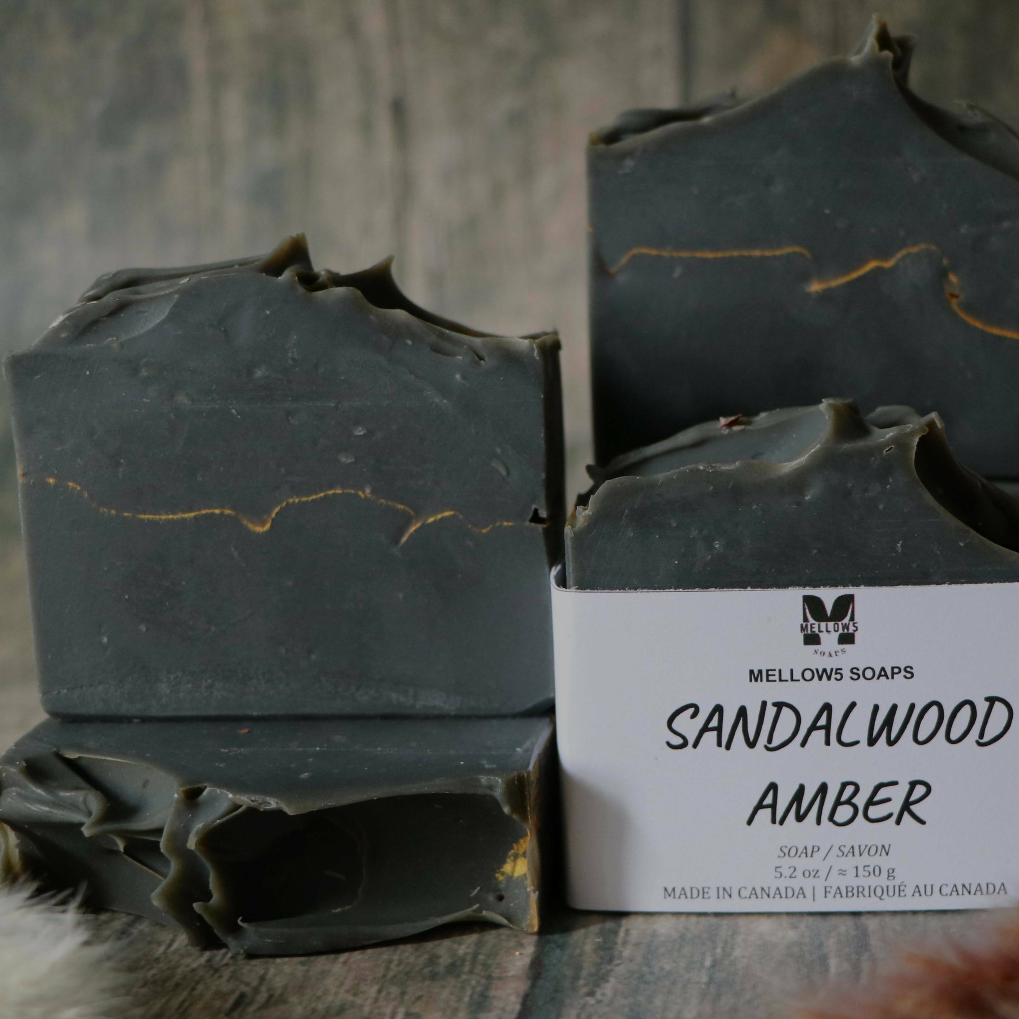Mellow5 Soaps | Sandalwood Amber Soap