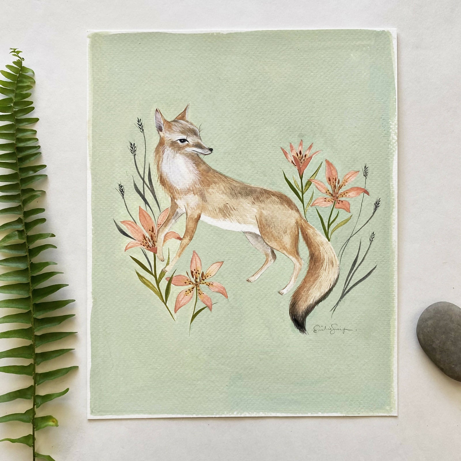 Emilie Simpson Art and Design | Swift Fox Art Original