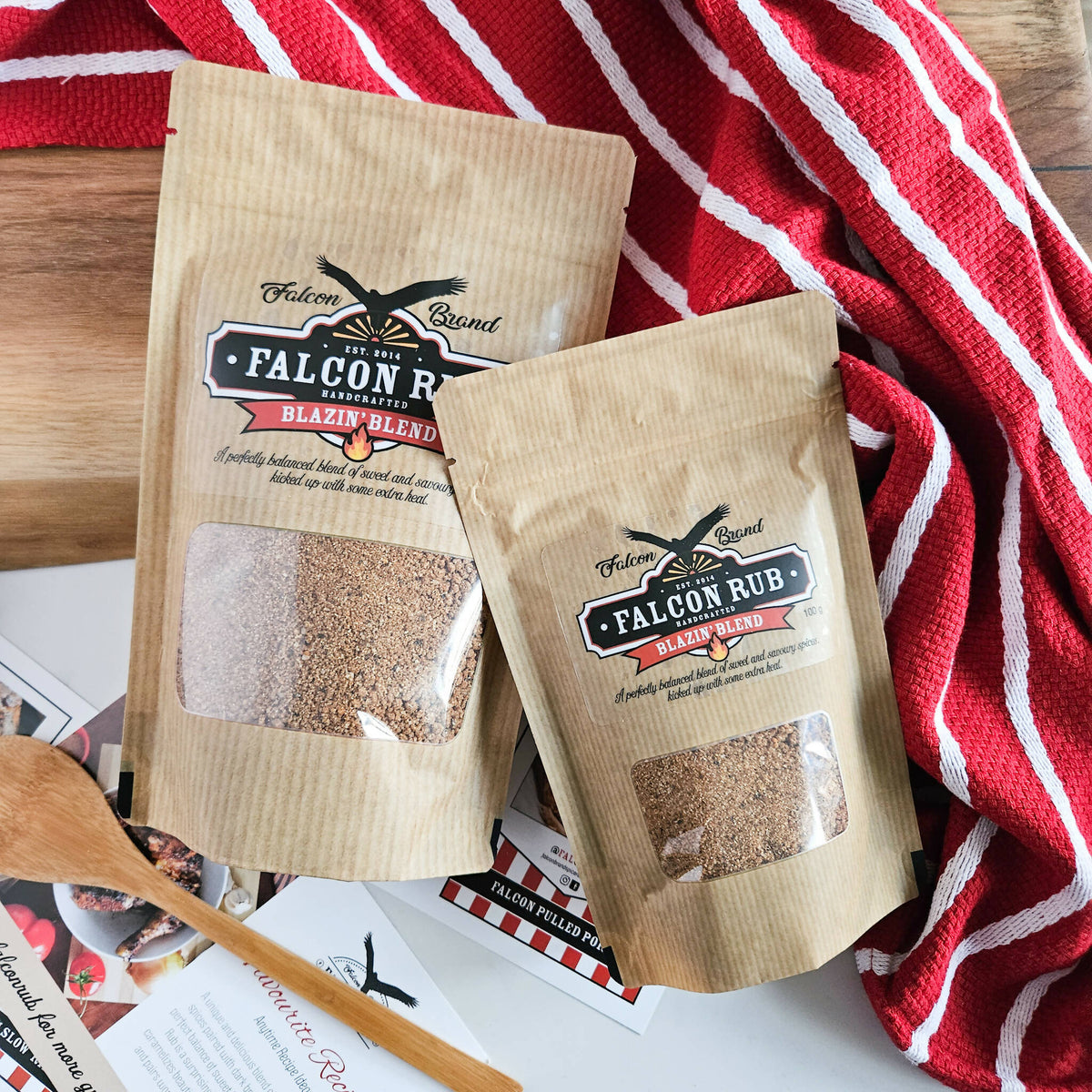 Falcon Brand Spice Rub | Falcon Rub Blazin&#39; 250g