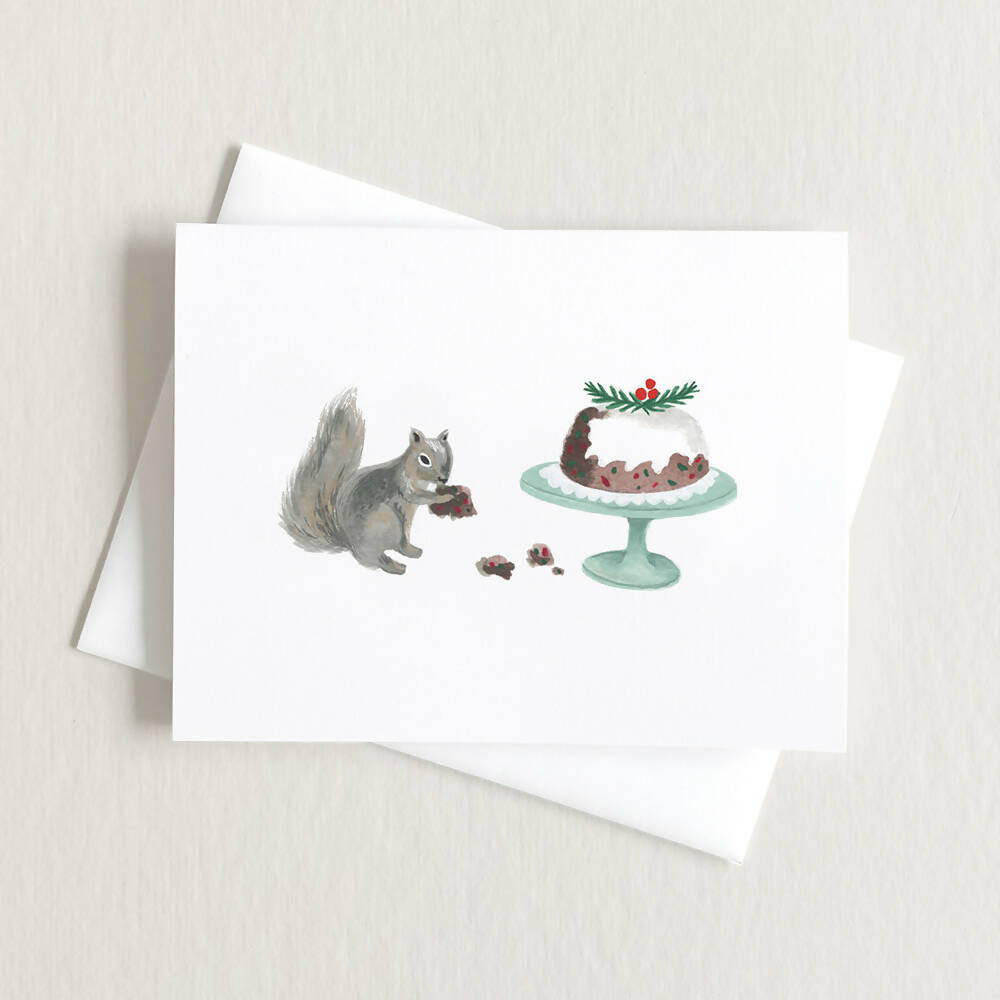 Emilie Simpson Art and Design | Fruitcake Thief Card