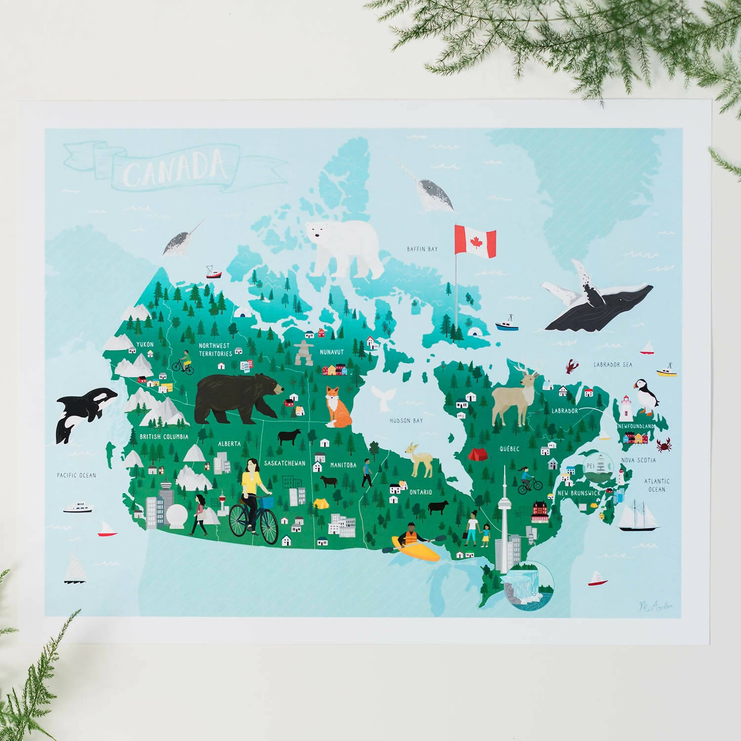 Melissa Archer Illustration | Canadian Maps
