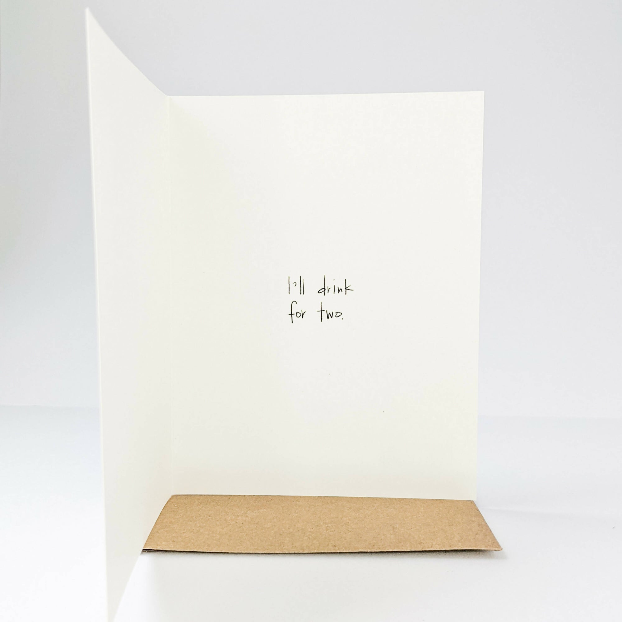 Under the Stairs Paper Co. | DRINK FOR TWO CARD