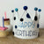 Little Sprout By Sarah |Blue Polka dot Happy Birthday Crown
