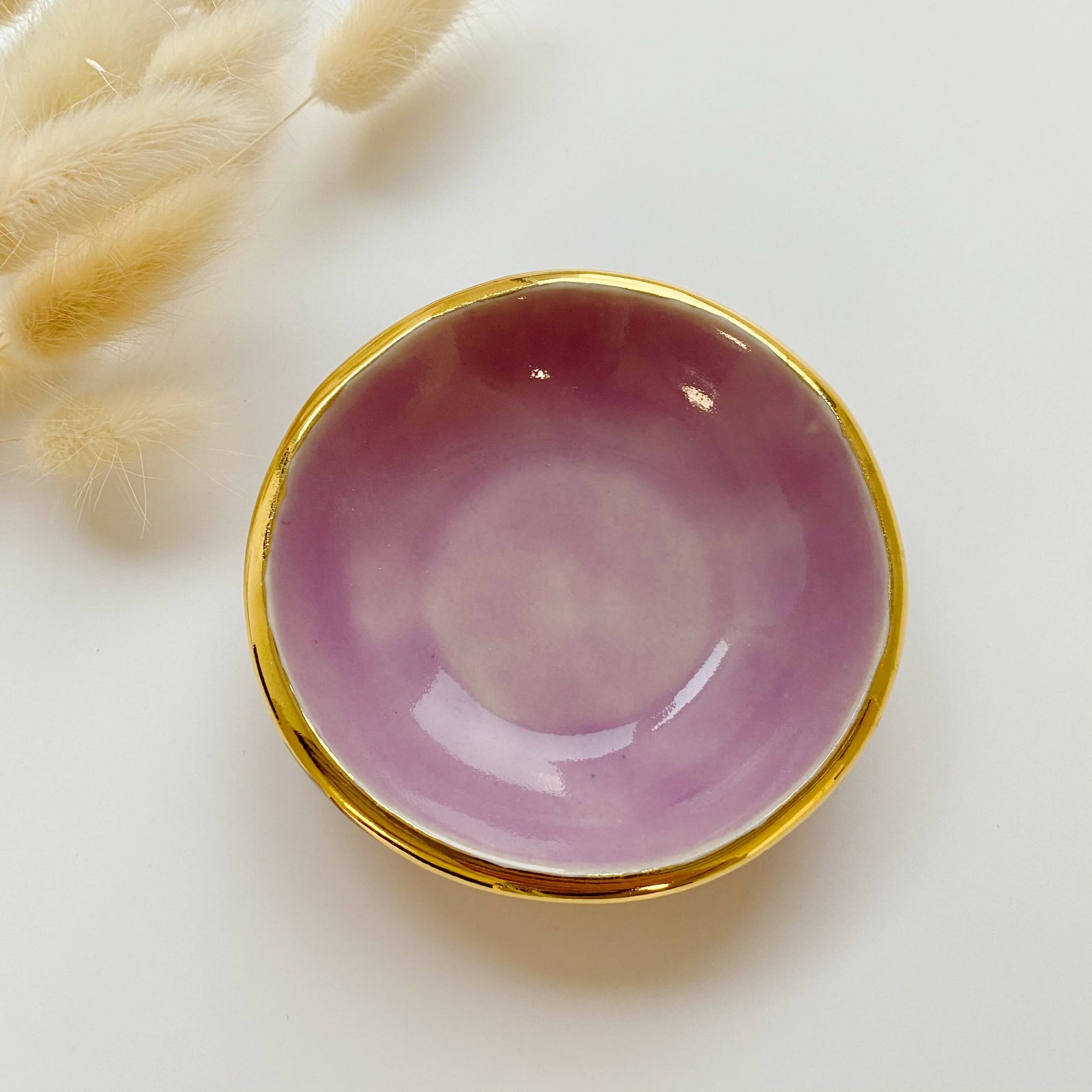 Amor Ceramics | Trinket Dish decorated with Gold