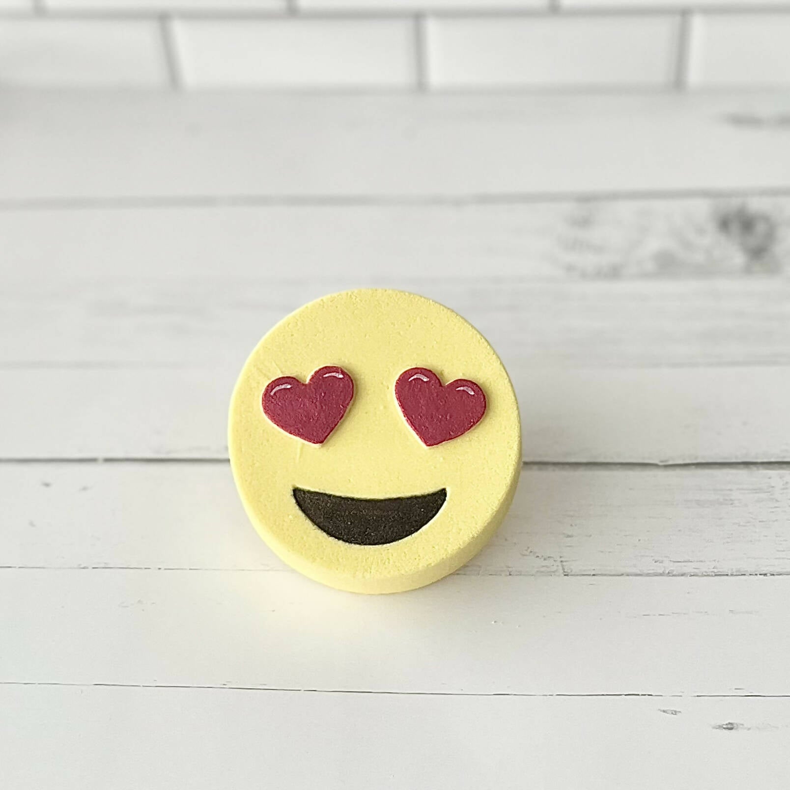 You and Me Handcrafted | Emoji Heart Eyes Bath Bomb