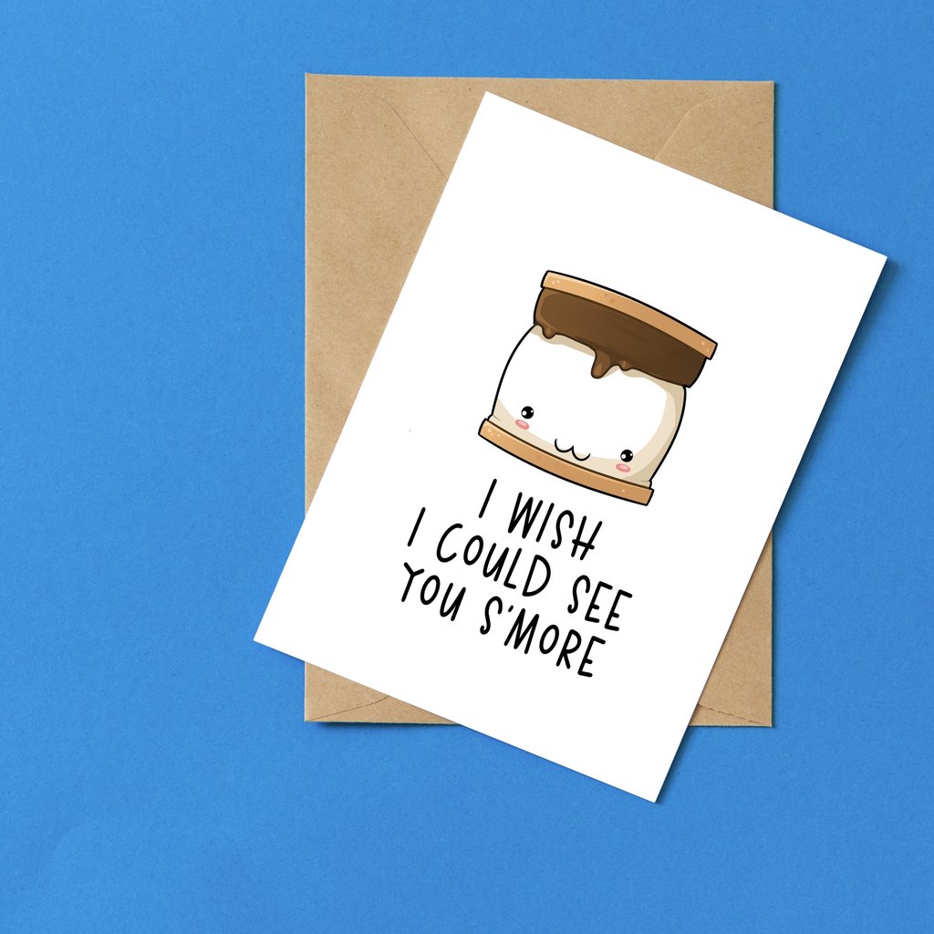Splendid Greetings | Punny Cards | I Wish I Could See You S'more