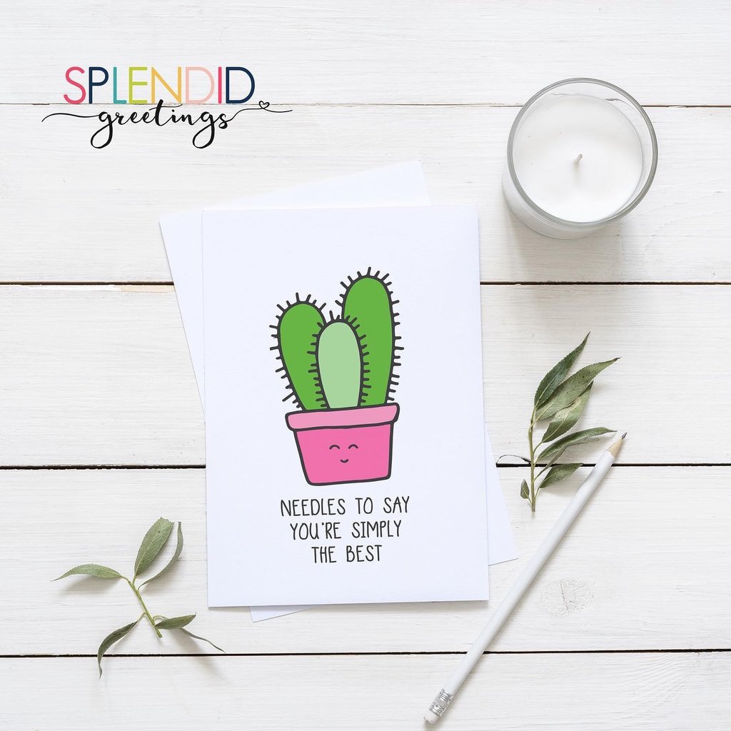Splendid Greetings | Punny Cards | Needles To Say You're Simply The Best