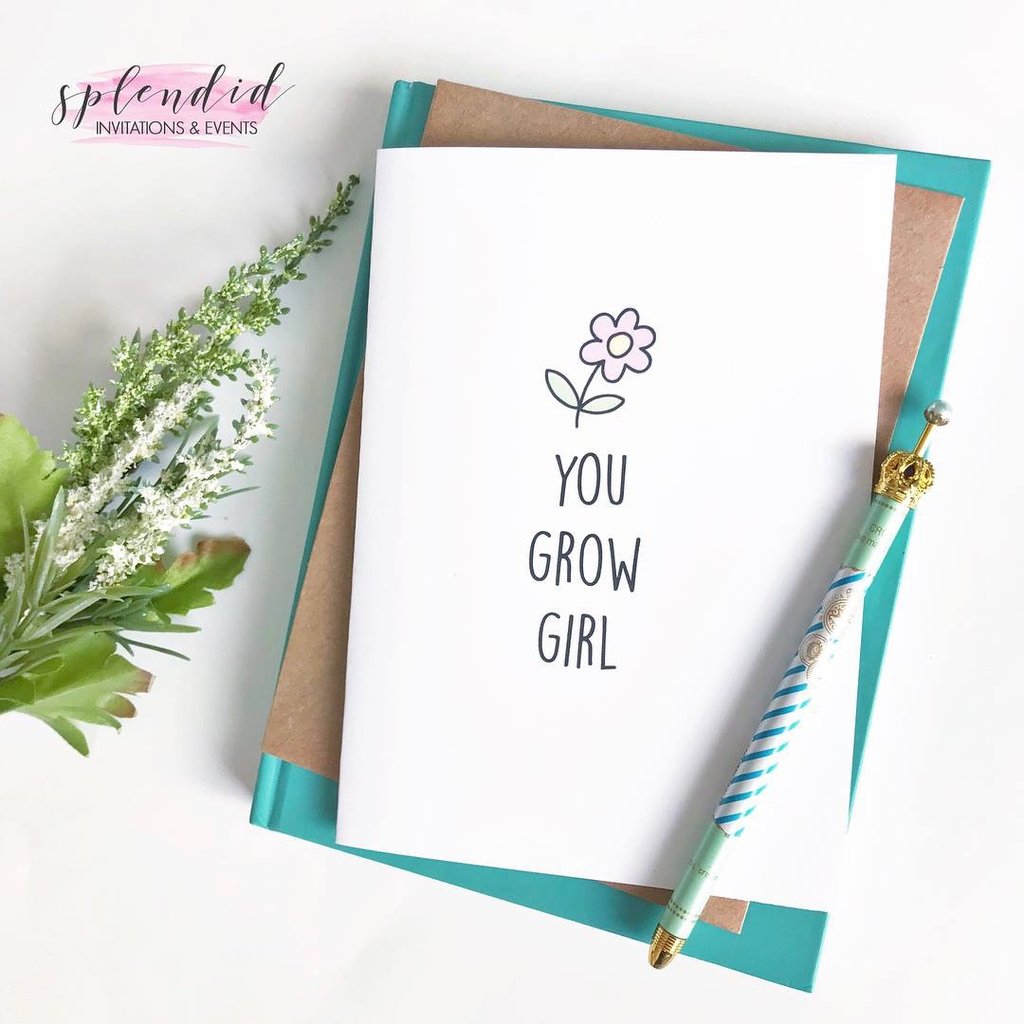 Splendid Greetings | Punny Cards | You Grow Girl