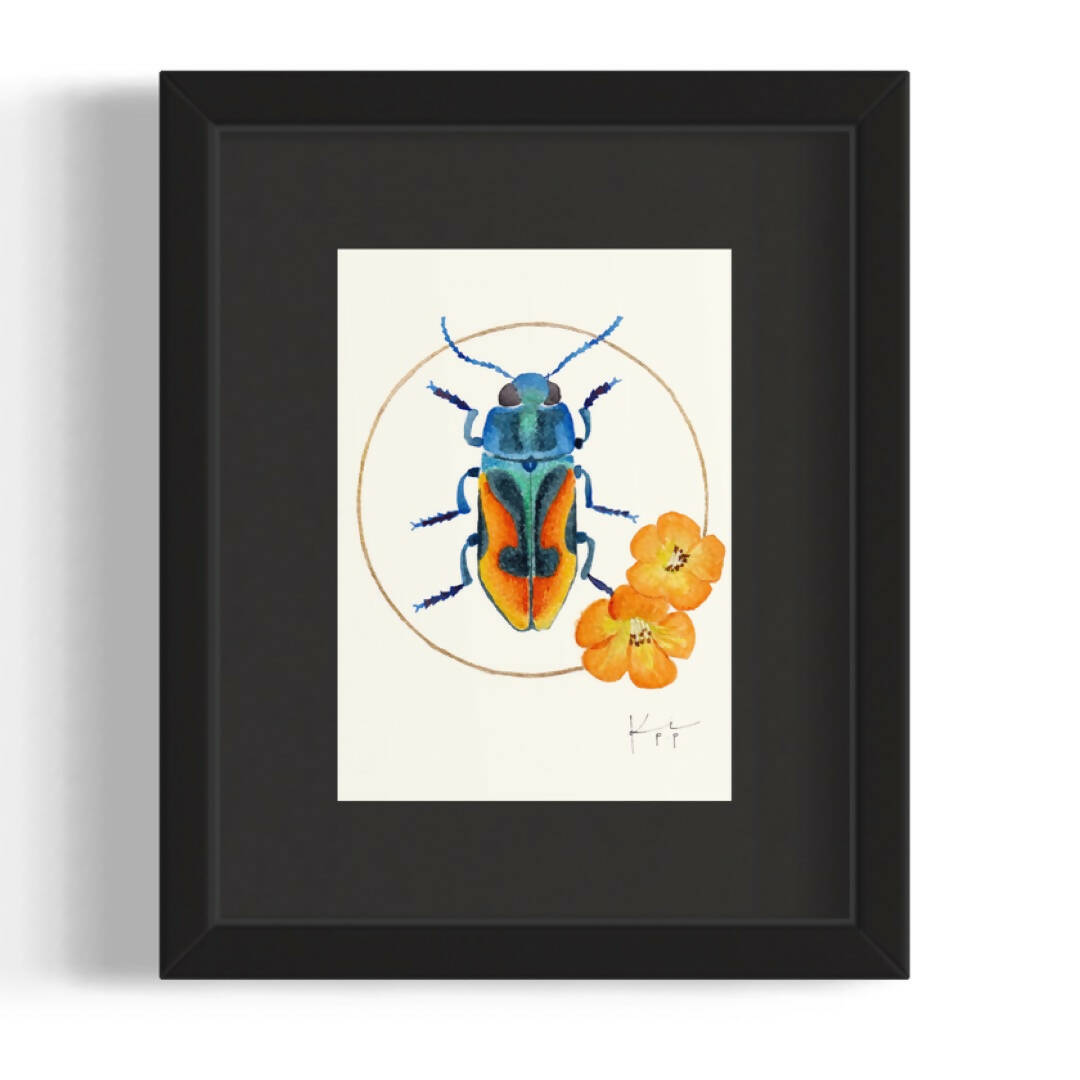 Kari Pop Art | Orange Beetle Print