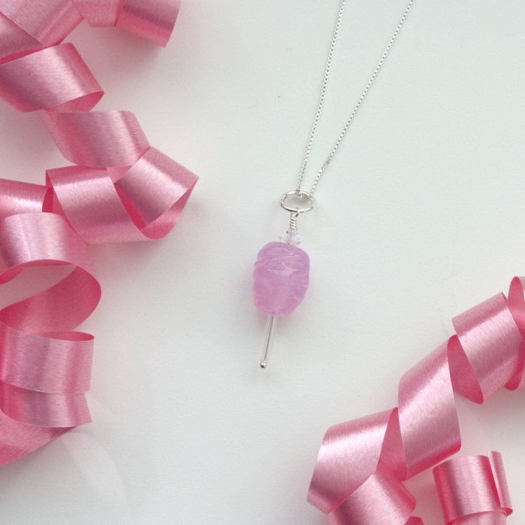 Emma Gerard | Glass Cotton Candy Necklace
