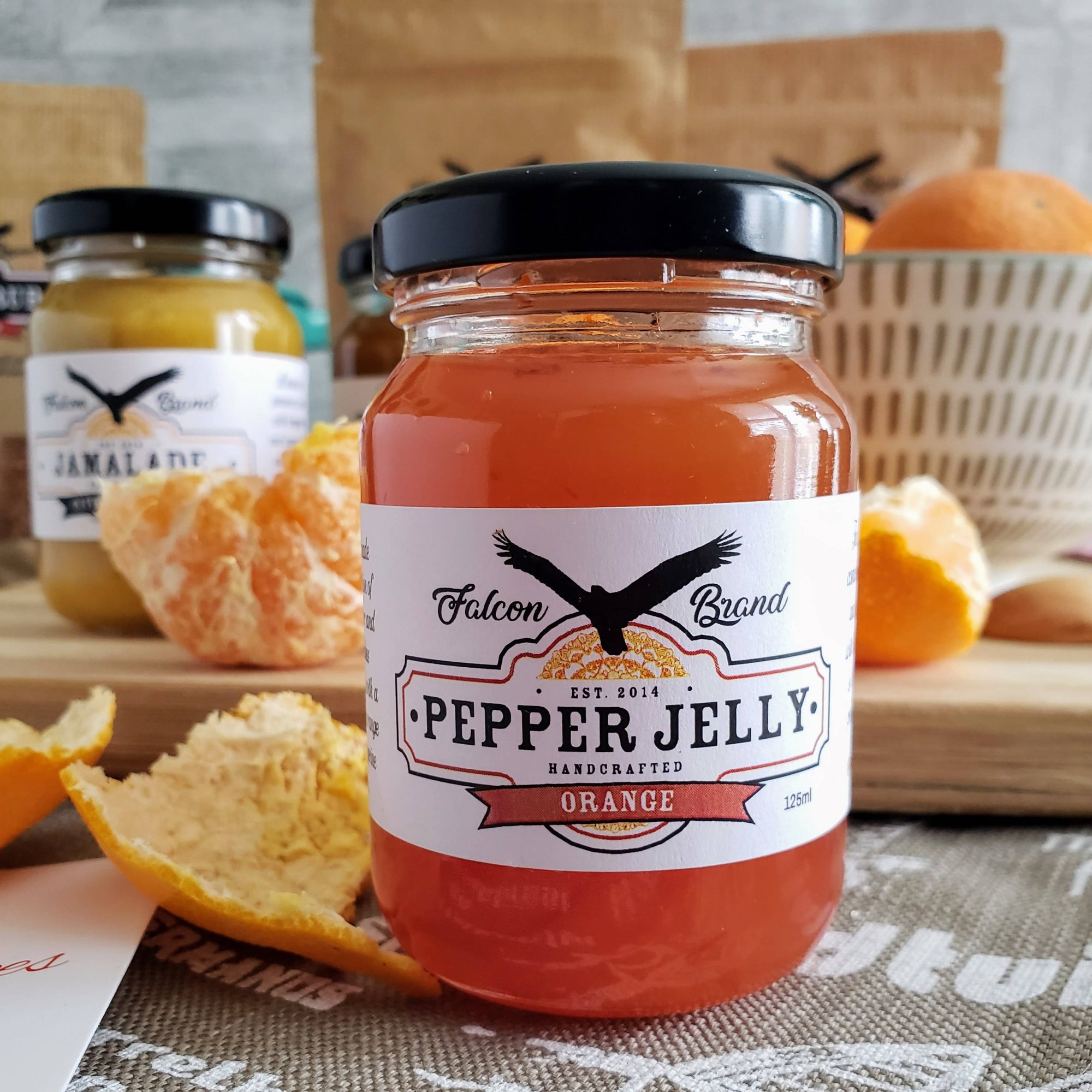 Falcon Brand Spice Rub | Orange Pepper Jelly