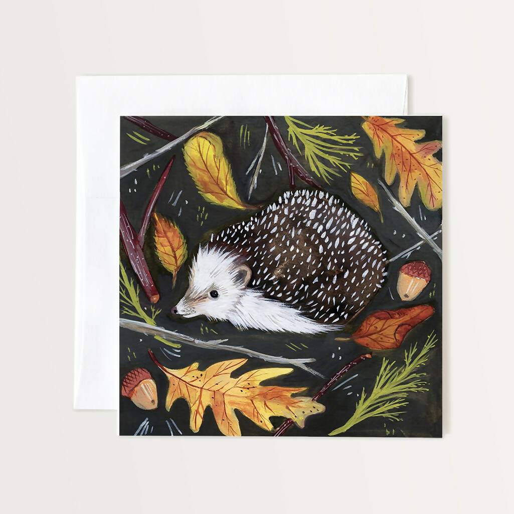 Emilie Simpson Art and Design | Hedgehog Card