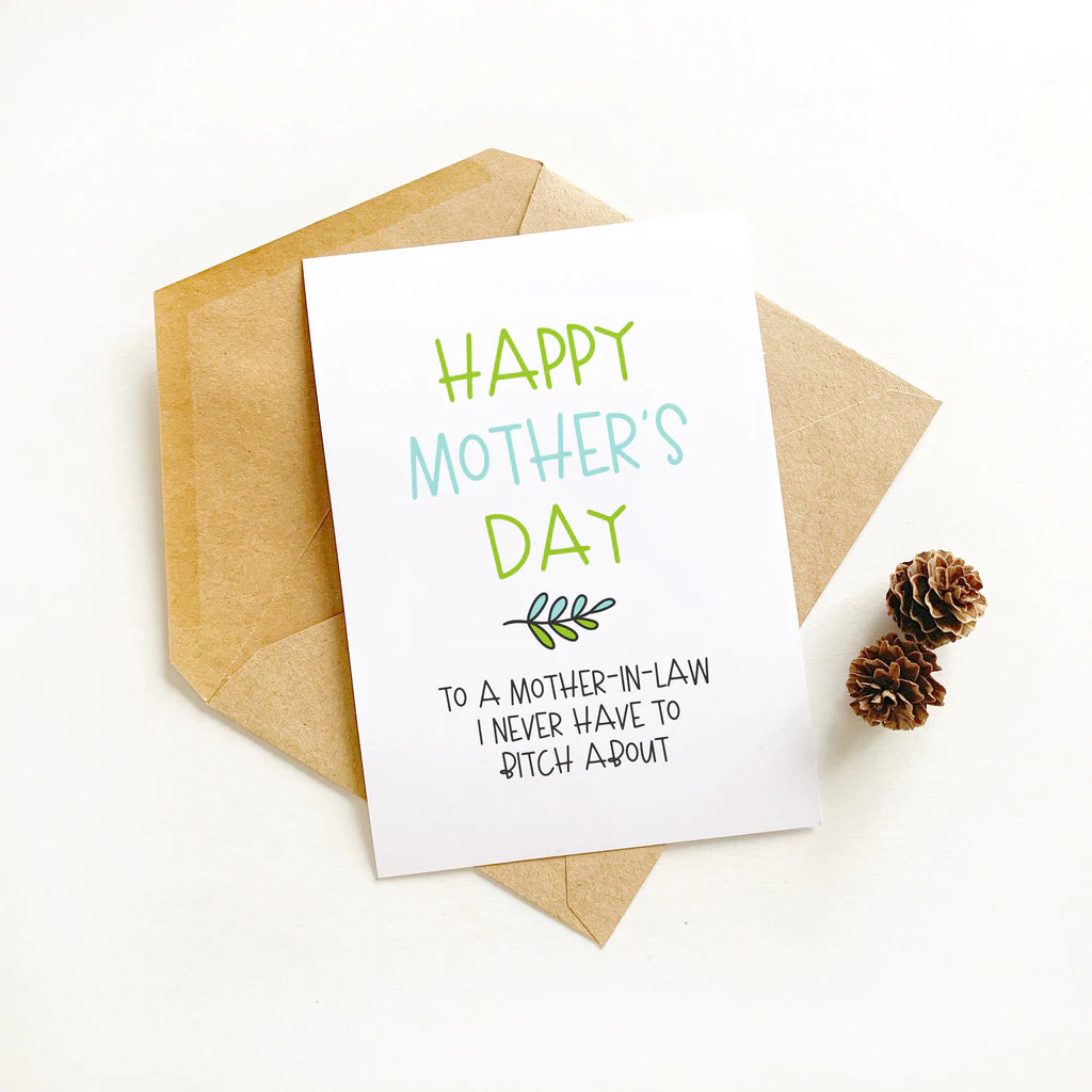 Splendid Greetings | Punny Cards | Happy Mother&#39;s Day To a Mother-In-Law