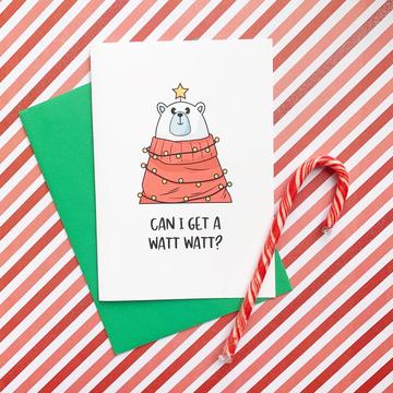 Splendid Greetings | Punny Cards | Can I Get A Watt Watt