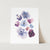 Emilie Simpson Art and Design | Purple Pansies Art Print