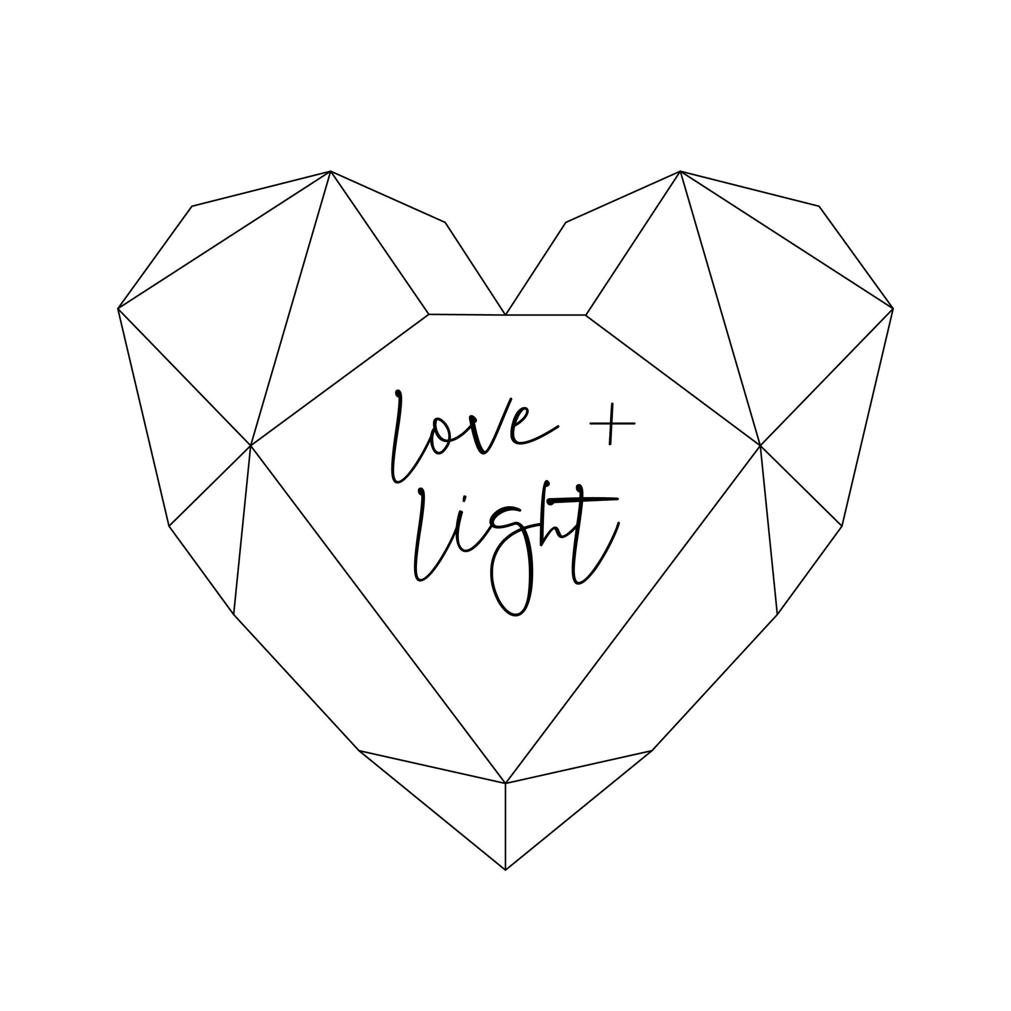 Love + Light | Sweetheart Suncatcher + Rose Quartz