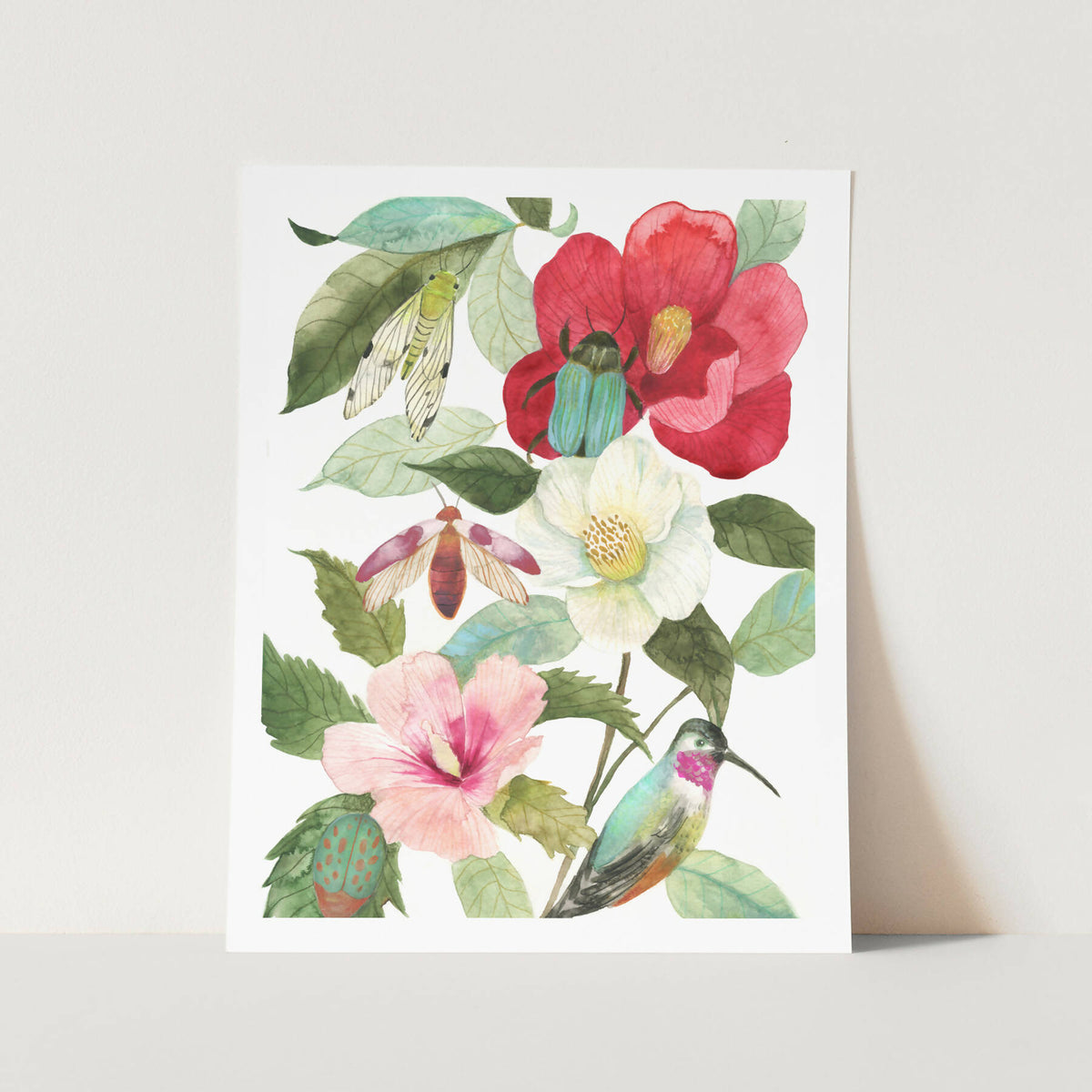 Emilie Simpson Art and Design | Garden Creatures Art Print