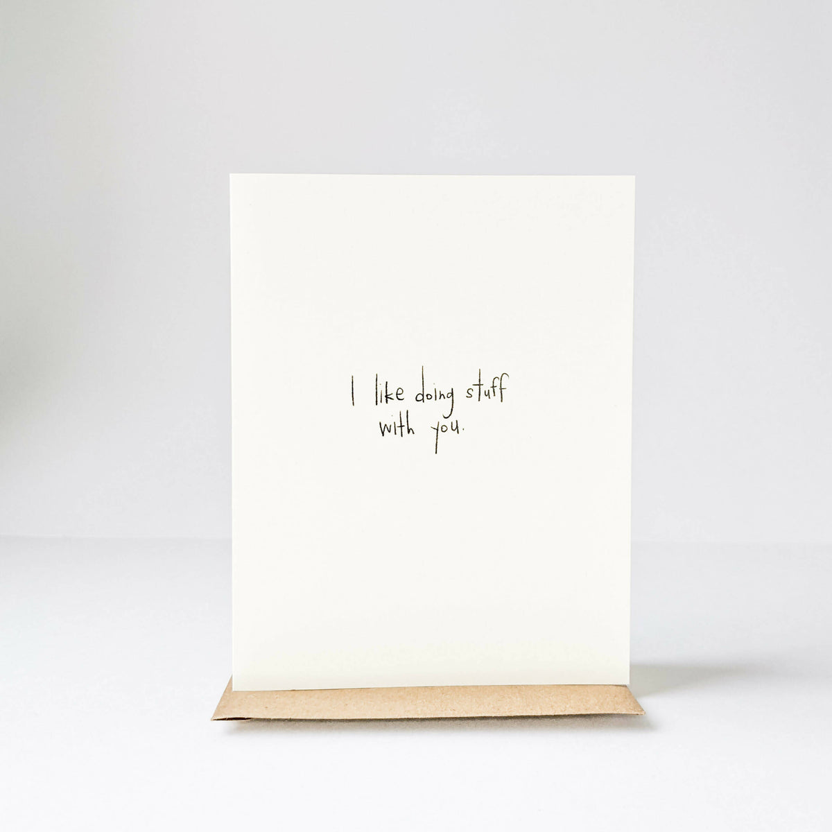 Under the Stairs Paper Co. | DOING STUFF CARD