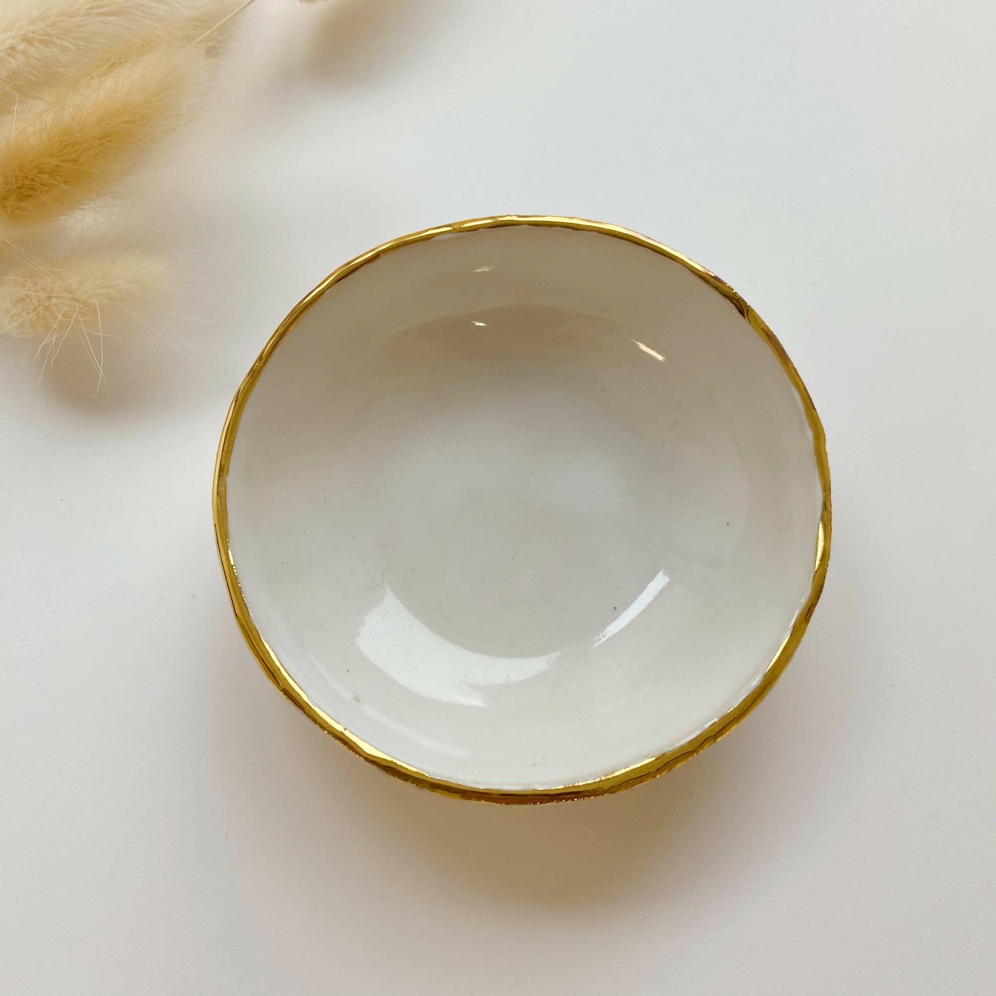 Amor Ceramics | Trinket Dish decorated with Gold