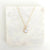 White Lotus Gems | Mini round 14kt Gold Filled Necklace